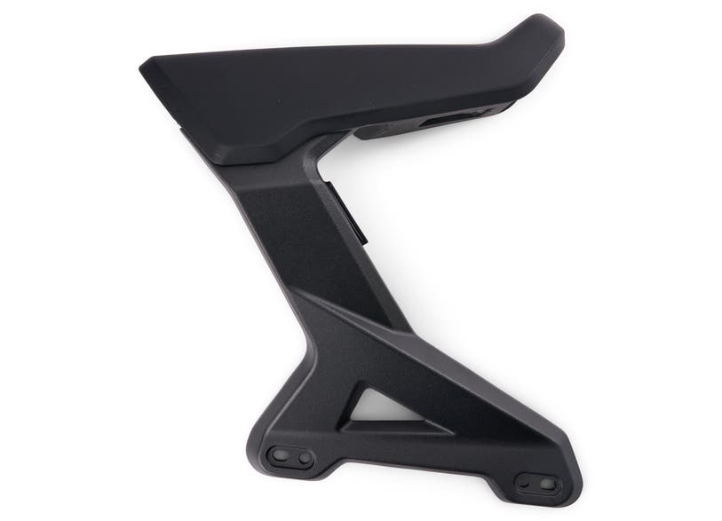 Can-Am Spyder F3 passenger armrest black side view OEM accessory