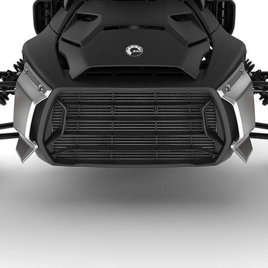 Front Grill Trims - Aluminium Can-Am Ryker - Grey