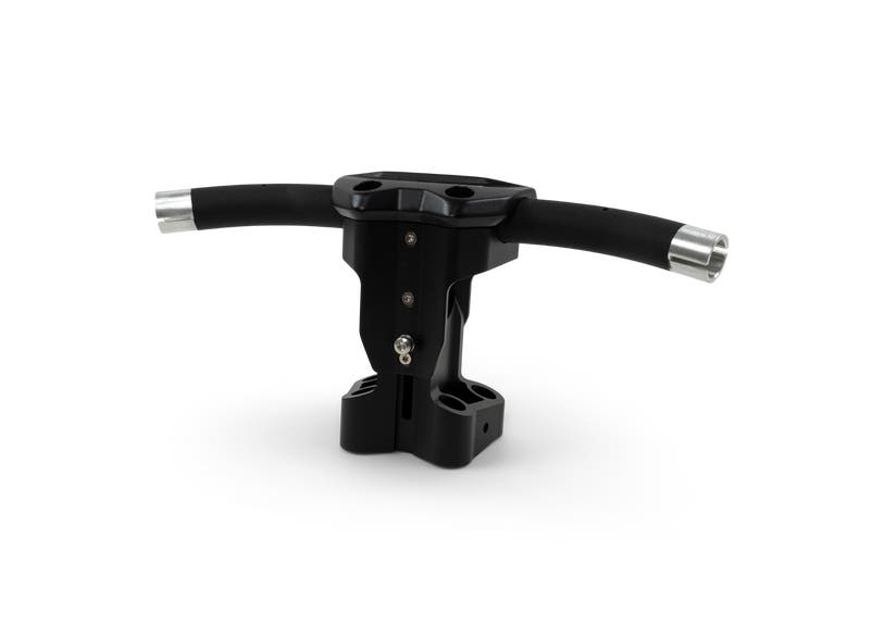 Can-Am Spyder RT adjustable handlebar with black riser mount, 2023 and prior models