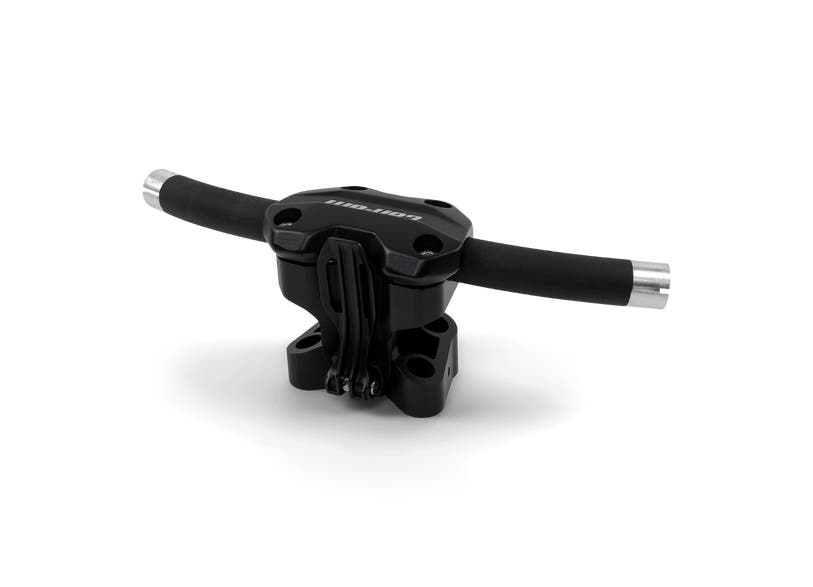 Can-Am Spyder RT adjustable handlebar with black riser mount and grips, 2023 and prior