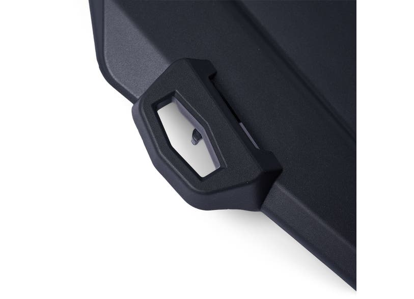Can-Am Spyder RT LinQ Rack mounting latch closeup 2020 and up