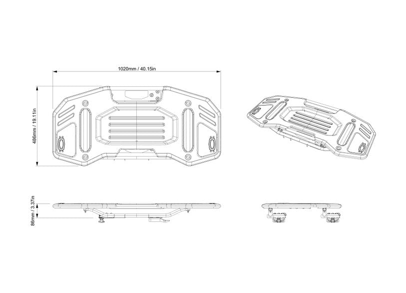 Can-Am Canyon LinQ 36'' Adventure Plate