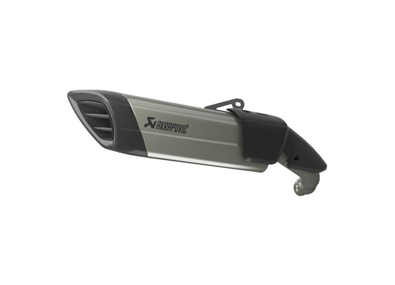 Akrapovič slip-on exhaust silencer with carbon fiber tip for Can-Am Canyon motorcycle