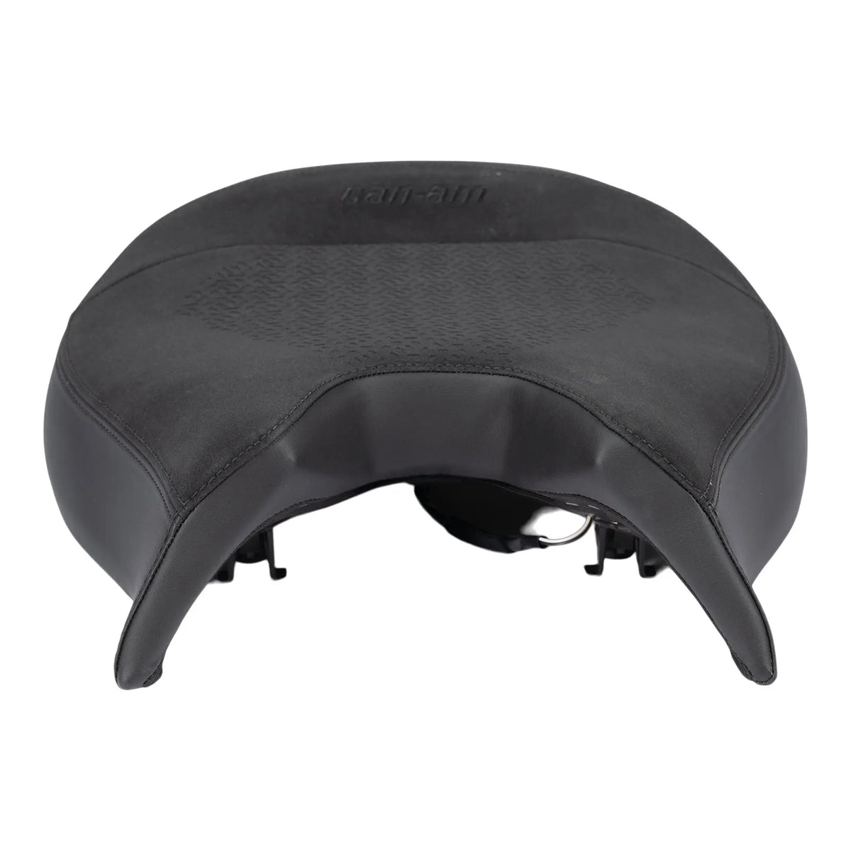 Can-Am Ryker heated comfort seat front view, synthetic suede center