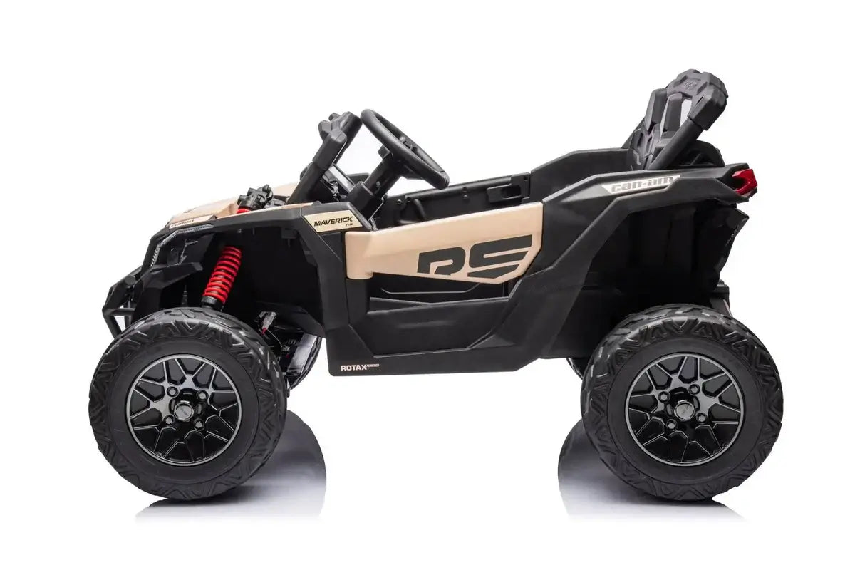 Can Am Maverick 24V 1-Seater UTV - Kids Electric Ride-On, KHAKI, FR7590-KHAKI