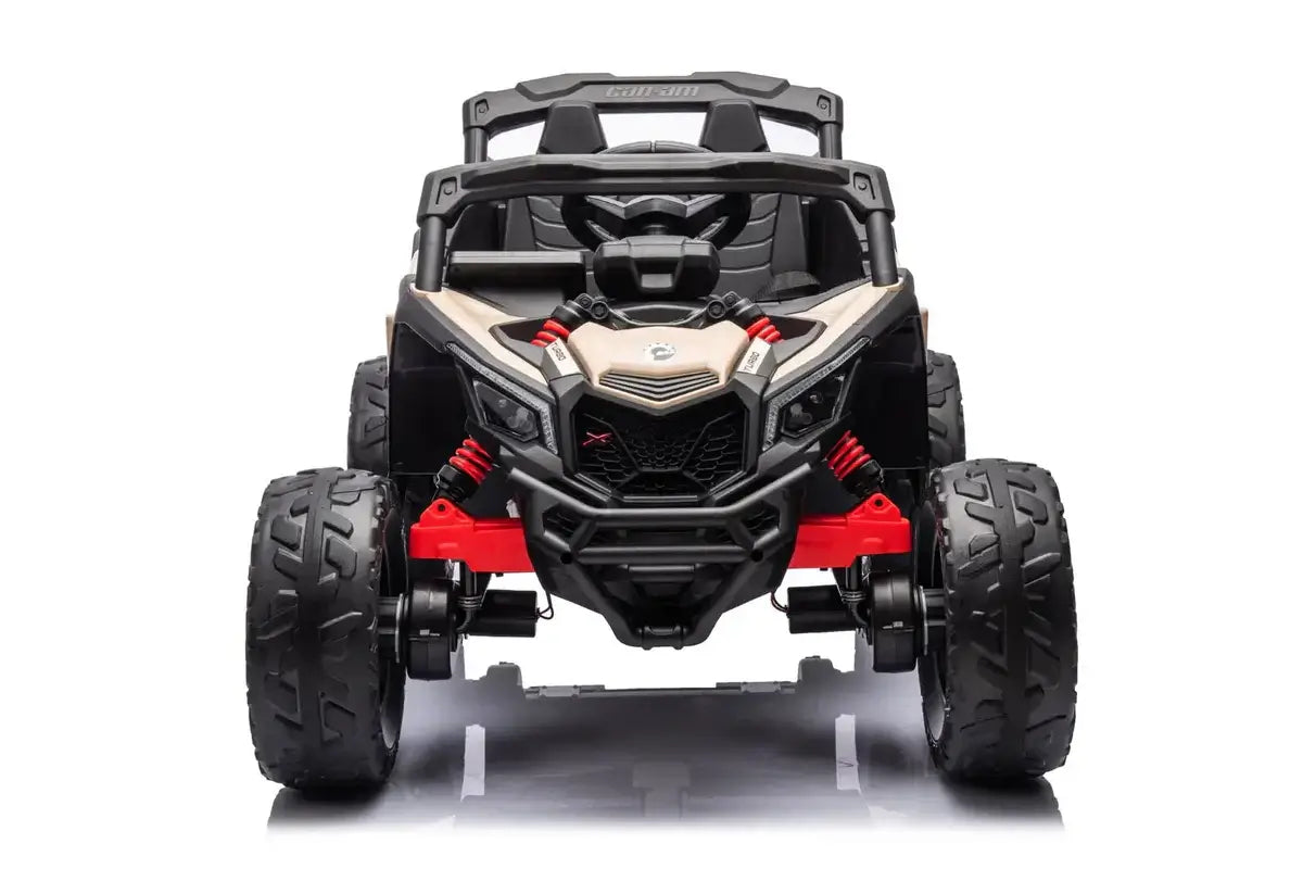 Can Am Maverick 24V 1-Seater UTV - Kids Electric Ride-On, KHAKI, FR7590-KHAKI