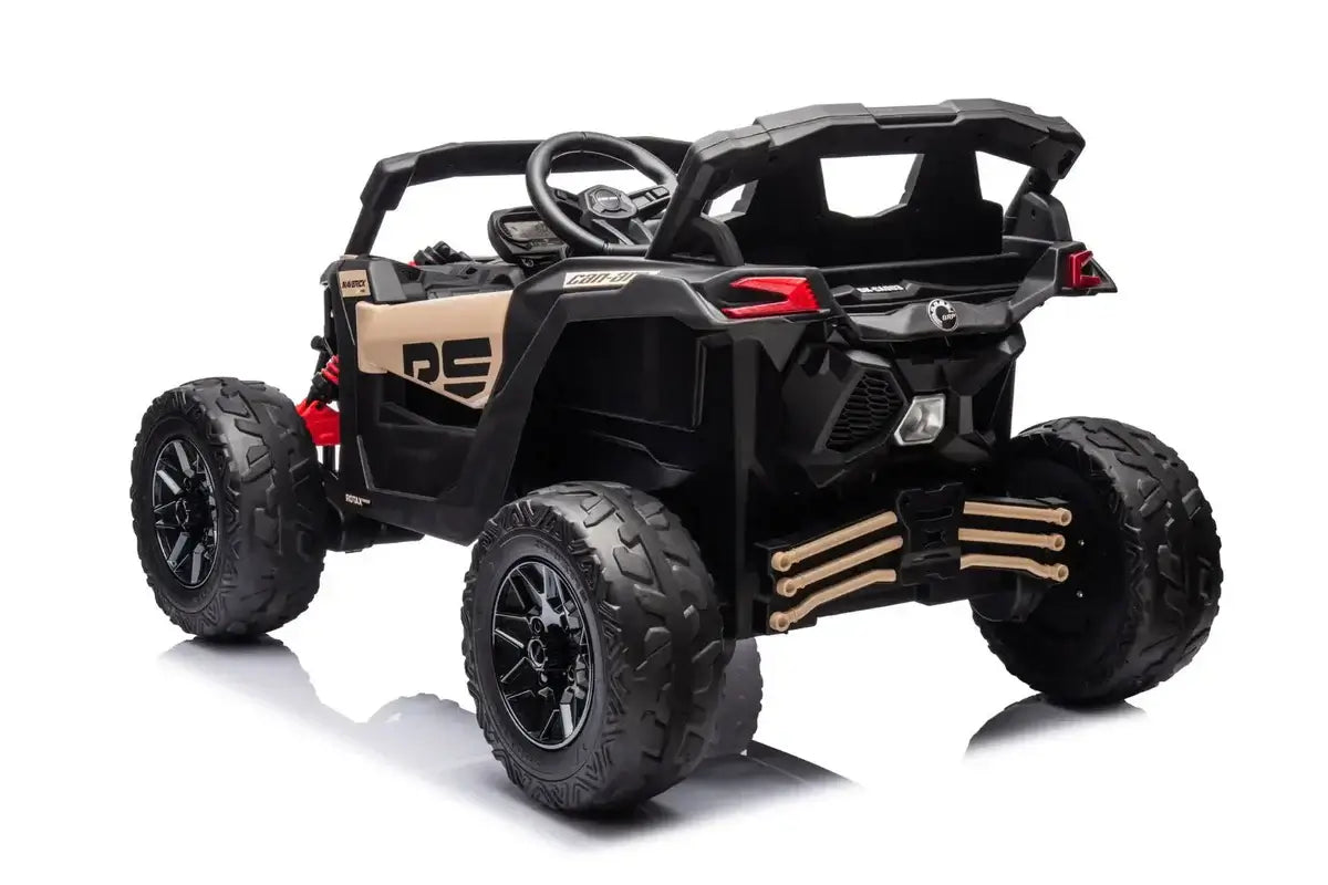 Can Am Maverick 24V 1-Seater UTV - Kids Electric Ride-On, KHAKI, FR7590-KHAKI
