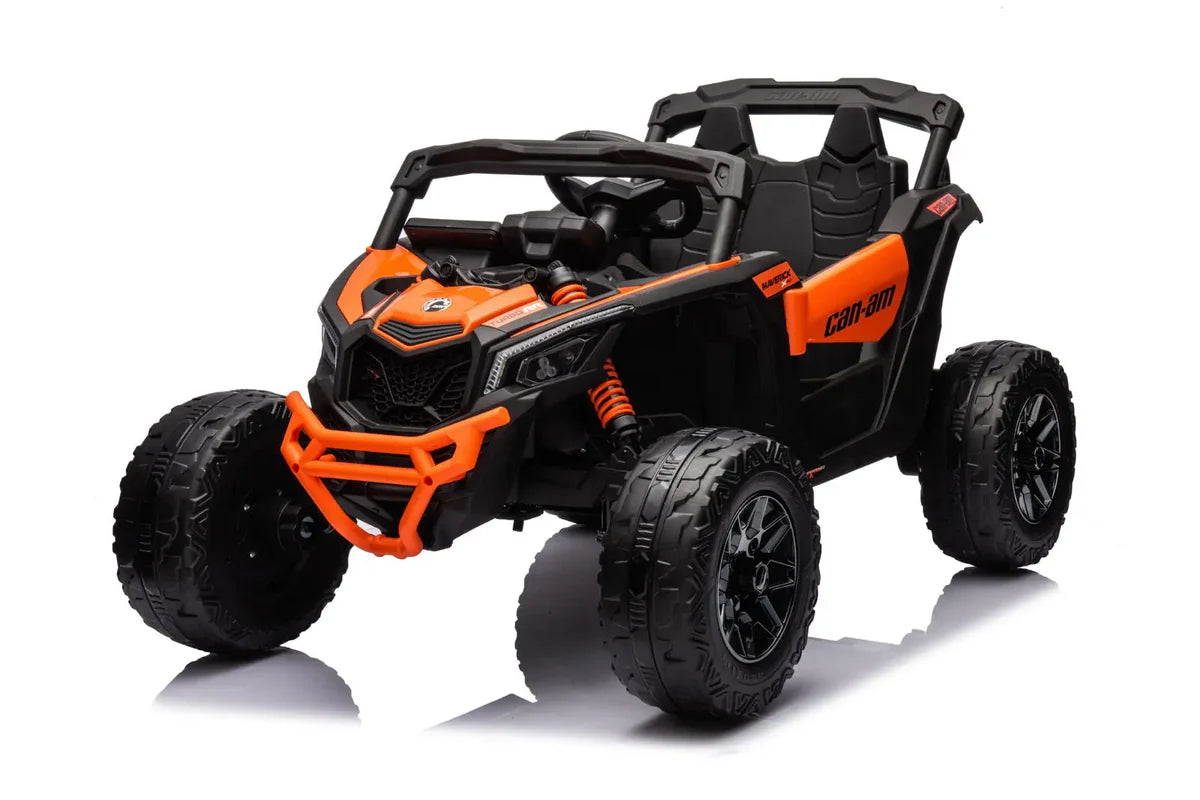 Can Am Maverick 24V 1-Seater UTV - Kids Electric Ride-On, ORANGE, FR7590-ORANGE