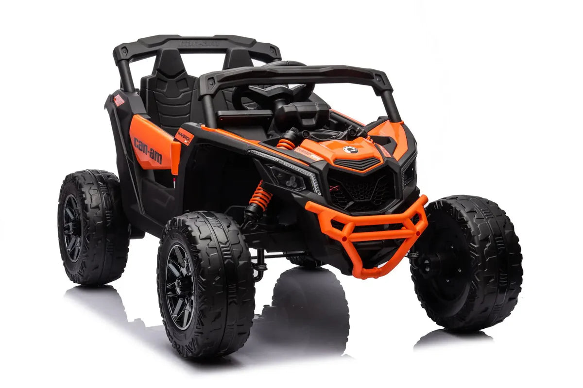 Can Am Maverick 24V 1-Seater UTV - Kids Electric Ride-On, ORANGE, FR7590-ORANGE