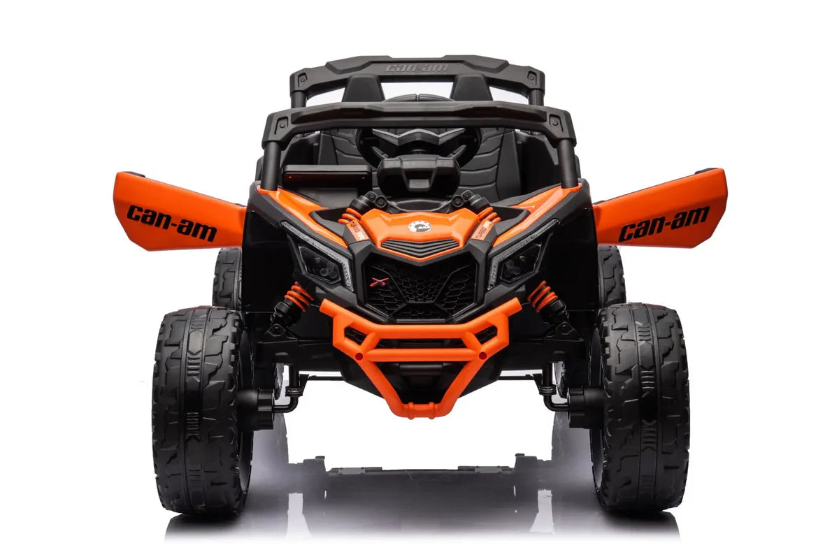 Can Am Maverick 24V 1-Seater UTV - Kids Electric Ride-On, ORANGE, FR7590-ORANGE