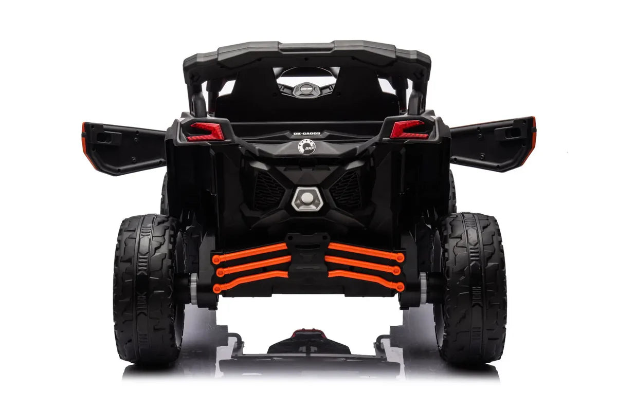 Can Am Maverick 24V 1-Seater UTV - Kids Electric Ride-On, ORANGE, FR7590-ORANGE