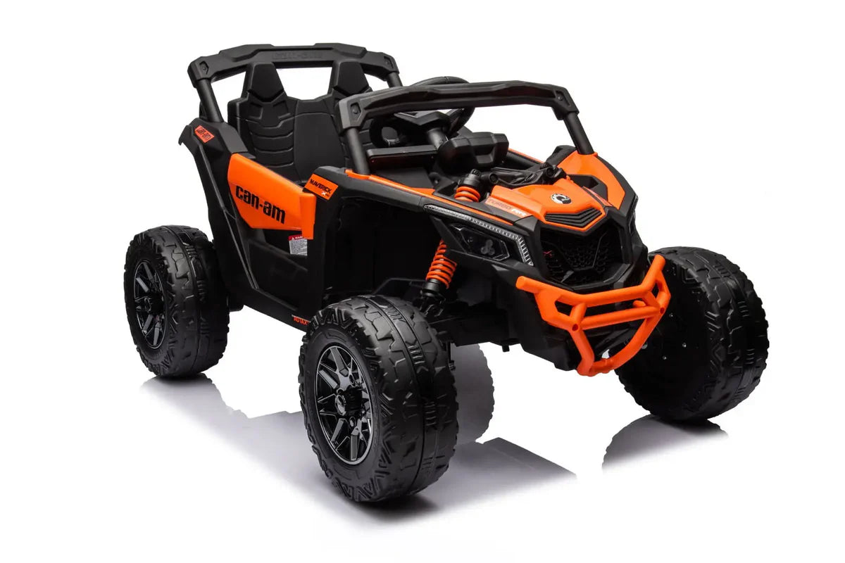 Can Am Maverick 24V 1-Seater UTV - Kids Electric Ride-On, ORANGE, FR7590-ORANGE