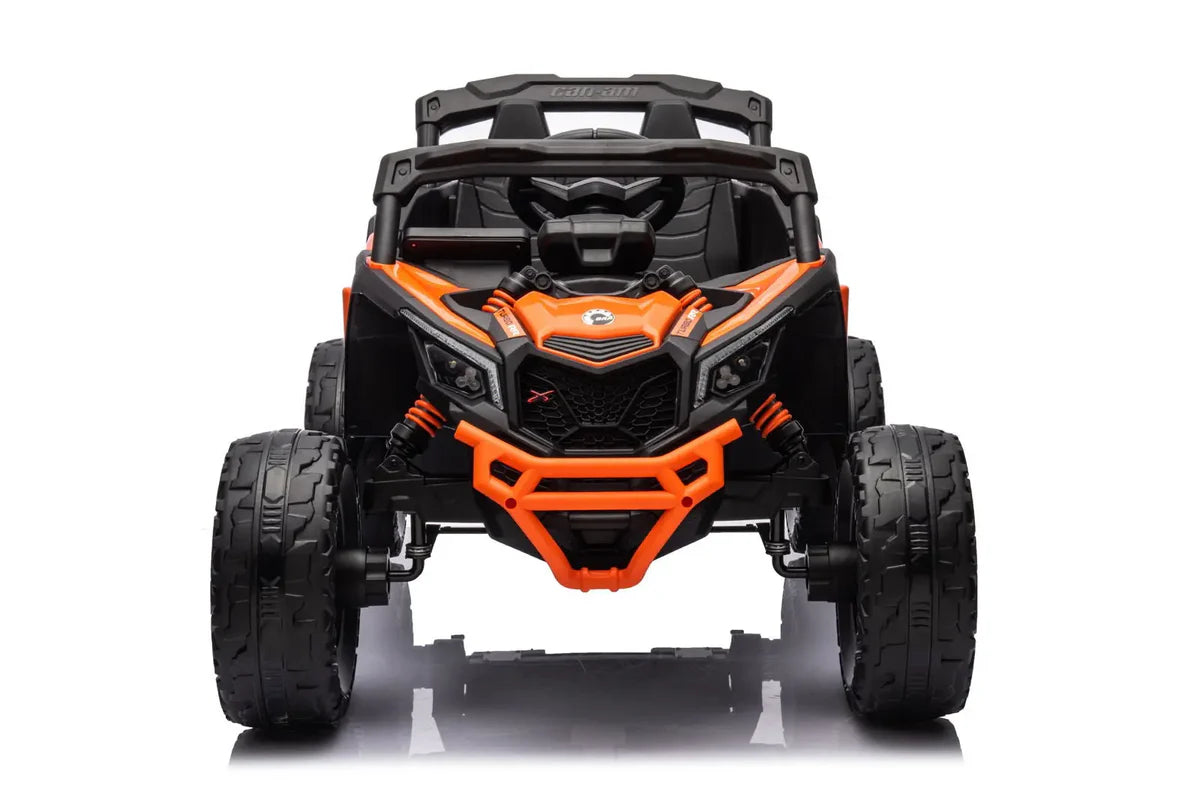 Can Am Maverick 24V 1-Seater UTV - Kids Electric Ride-On, ORANGE, FR7590-ORANGE