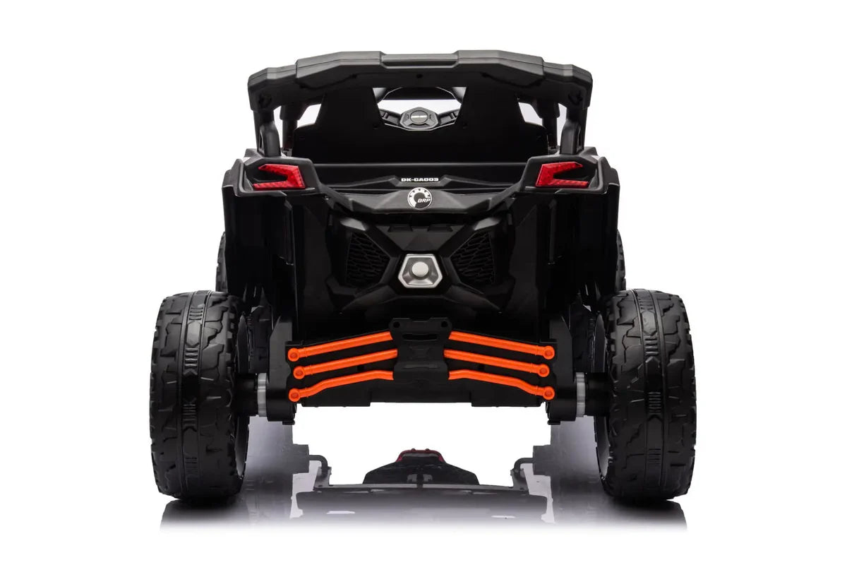 Can Am Maverick 24V 1-Seater UTV - Kids Electric Ride-On, ORANGE, FR7590-ORANGE