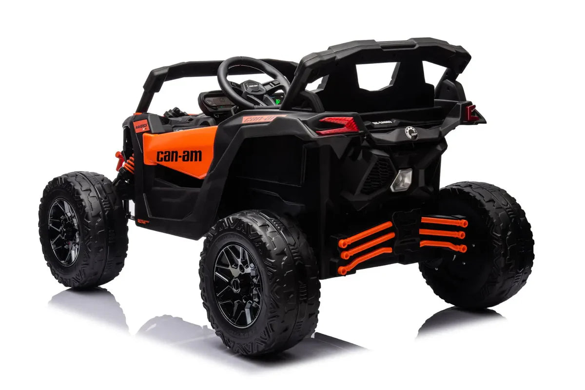 Can Am Maverick 24V 1-Seater UTV - Kids Electric Ride-On, ORANGE, FR7590-ORANGE