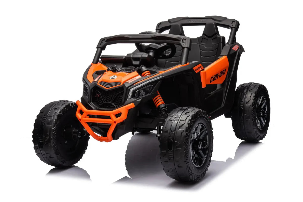 Can Am Maverick 24V 1-Seater UTV - Kids Electric Ride-On, ORANGE, FR7590-ORANGE