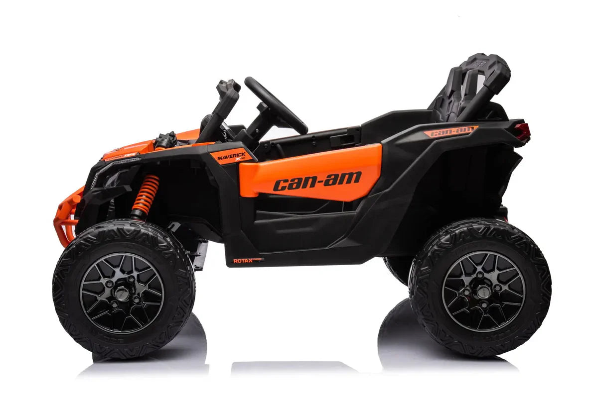 Can Am Maverick 24V 1-Seater UTV - Kids Electric Ride-On, ORANGE, FR7590-ORANGE