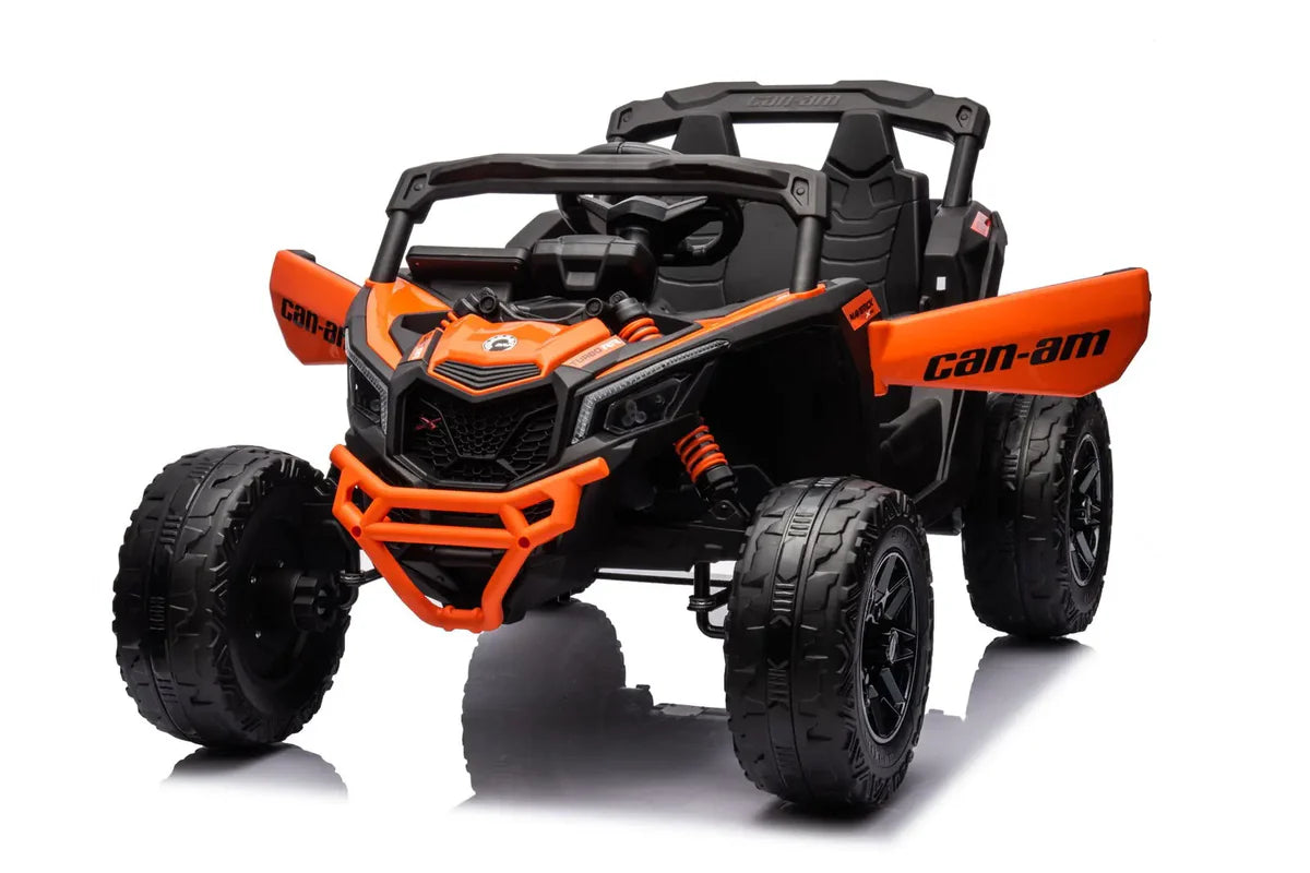 Can Am Maverick 24V 1-Seater UTV - Kids Electric Ride-On, ORANGE, FR7590-ORANGE