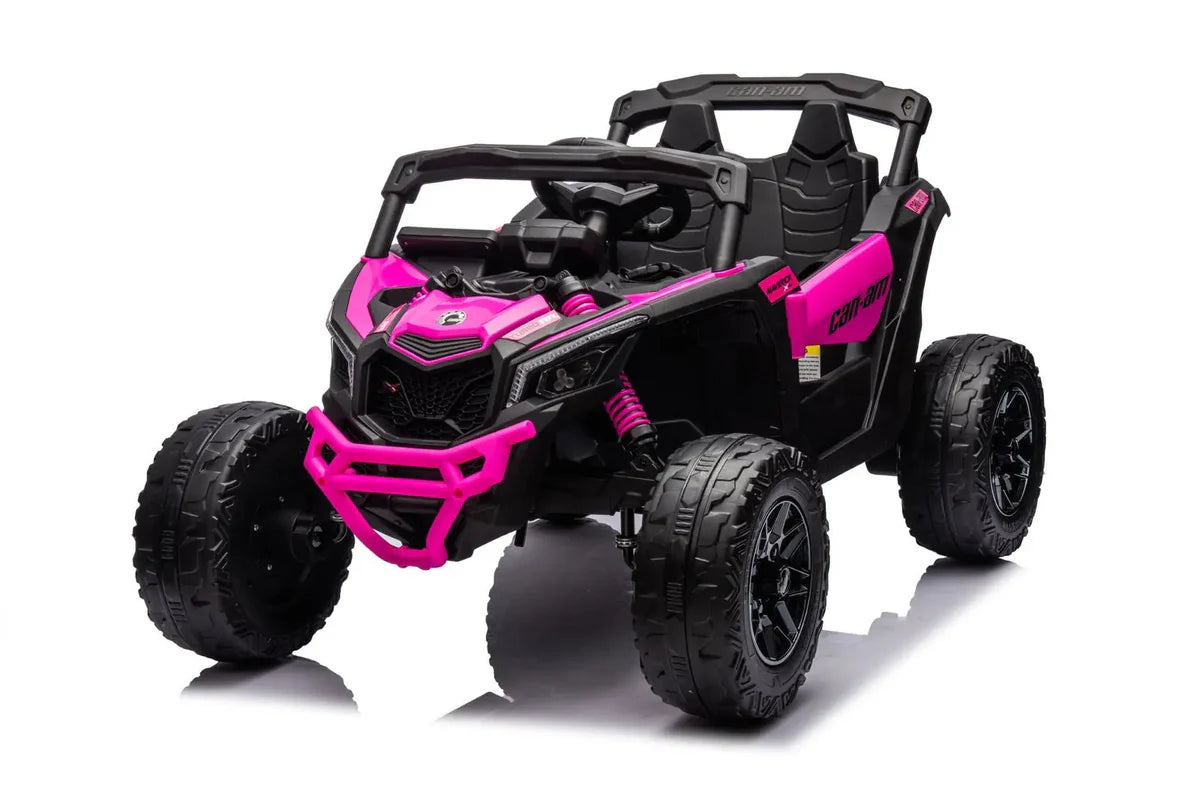Can Am Maverick 24V 1-Seater UTV - Kids Electric Ride-On, PINK, FR7590-PINK
