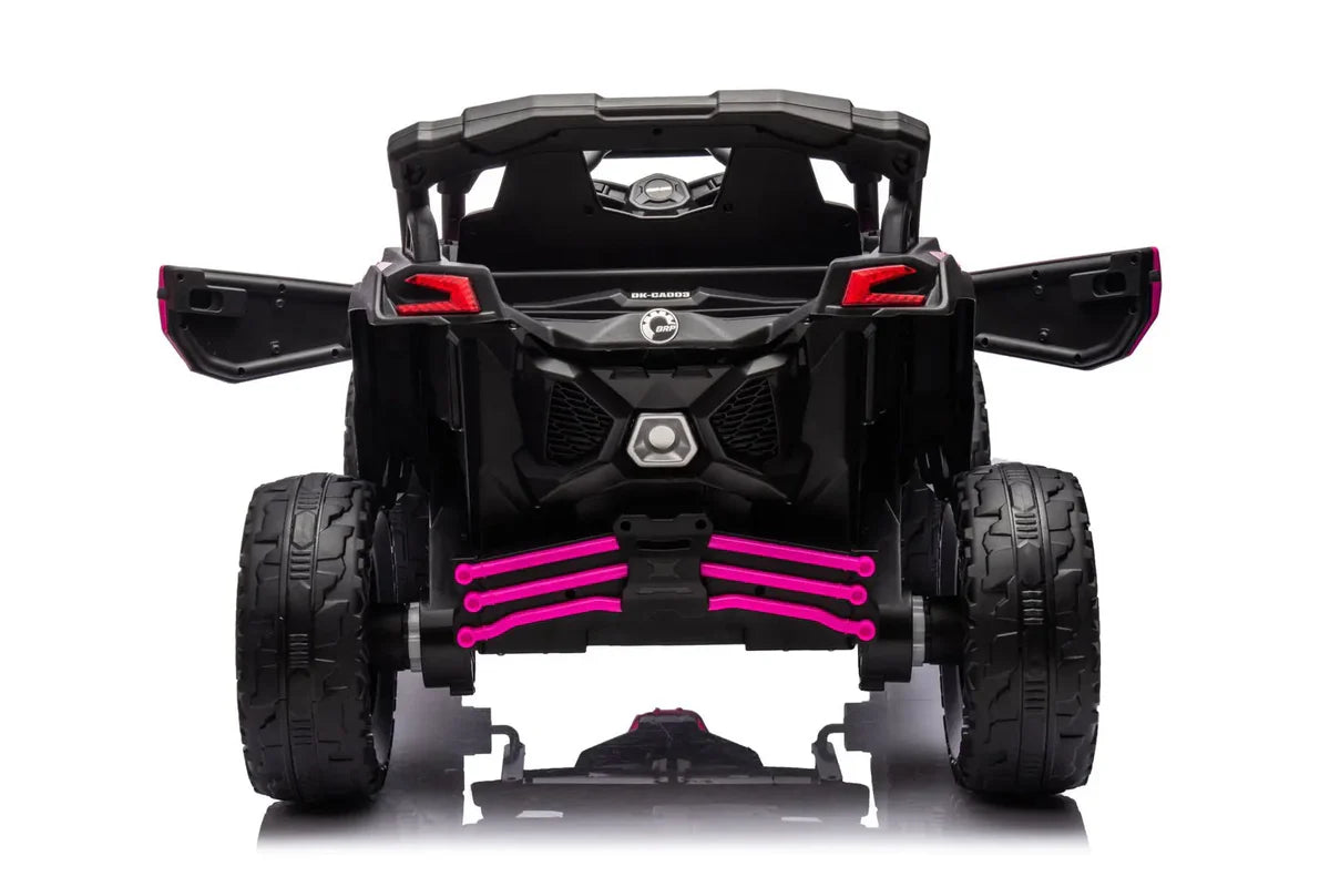 Can Am Maverick 24V 1-Seater UTV - Kids Electric Ride-On, PINK, FR7590-PINK