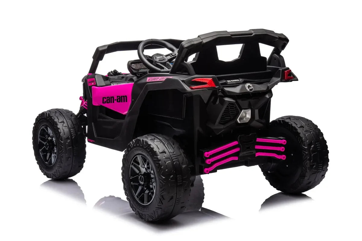 Can Am Maverick 24V 1-Seater UTV - Kids Electric Ride-On, PINK, FR7590-PINK