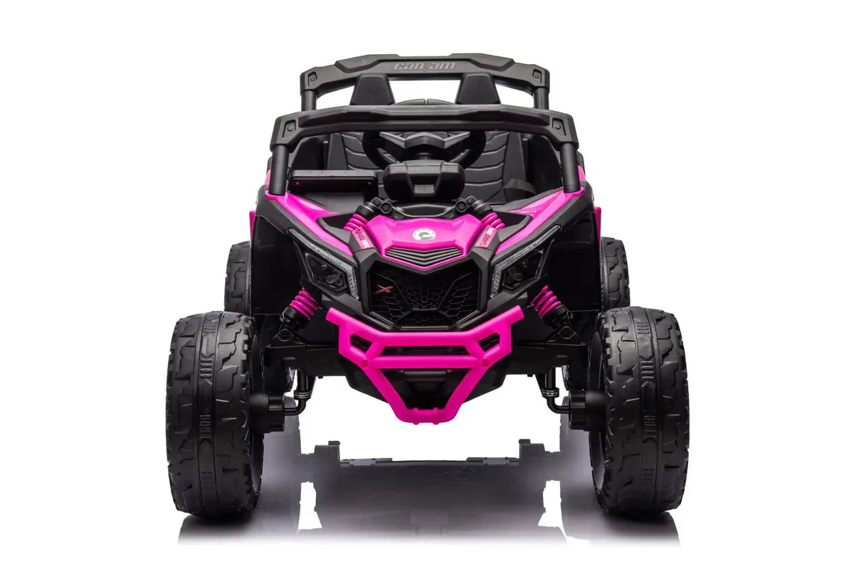 Can Am Maverick 24V 1-Seater UTV - Kids Electric Ride-On, PINK, FR7590-PINK