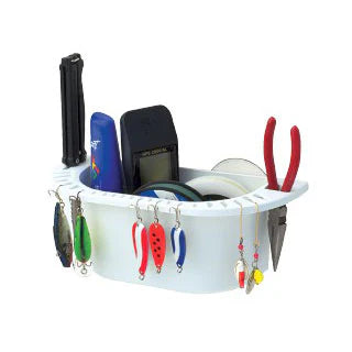 Seachoice Cockpit Organizer with 3 suctions cups, White, 50-79321