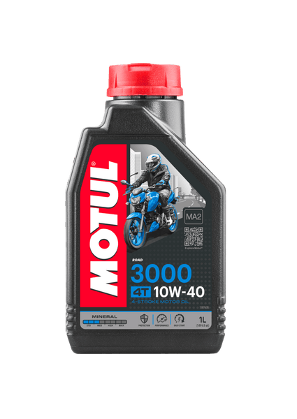 Motul 3000 4T 10W40 Motorcycle Engine Oil Mineral Performance
