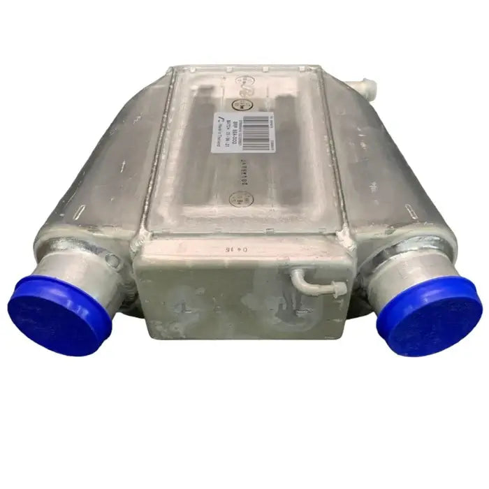 Intercooler assembly for 2008-2010 Sea-Doo RXPX 255 and 255RS, featuring blue caps, designed for BRP models.