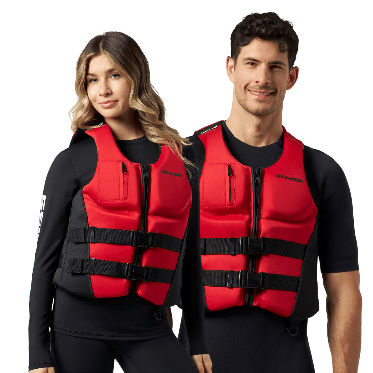 SEADOO ライフジャケット SCS レッド/ブラック 2870370230 Sea-Doo Wave Life Jacket Unisex