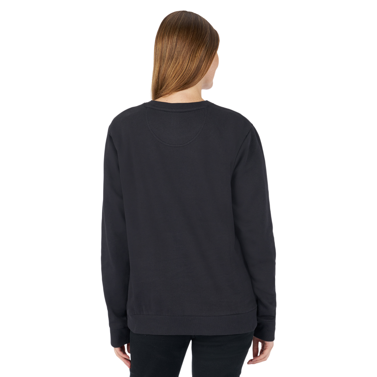 Ski-Doo Women's Vintage Crew Sweatshirt in Black 288051, back