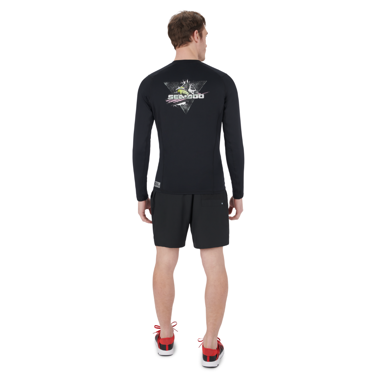 Men's Printed Long Sleeve Rashguard Performance