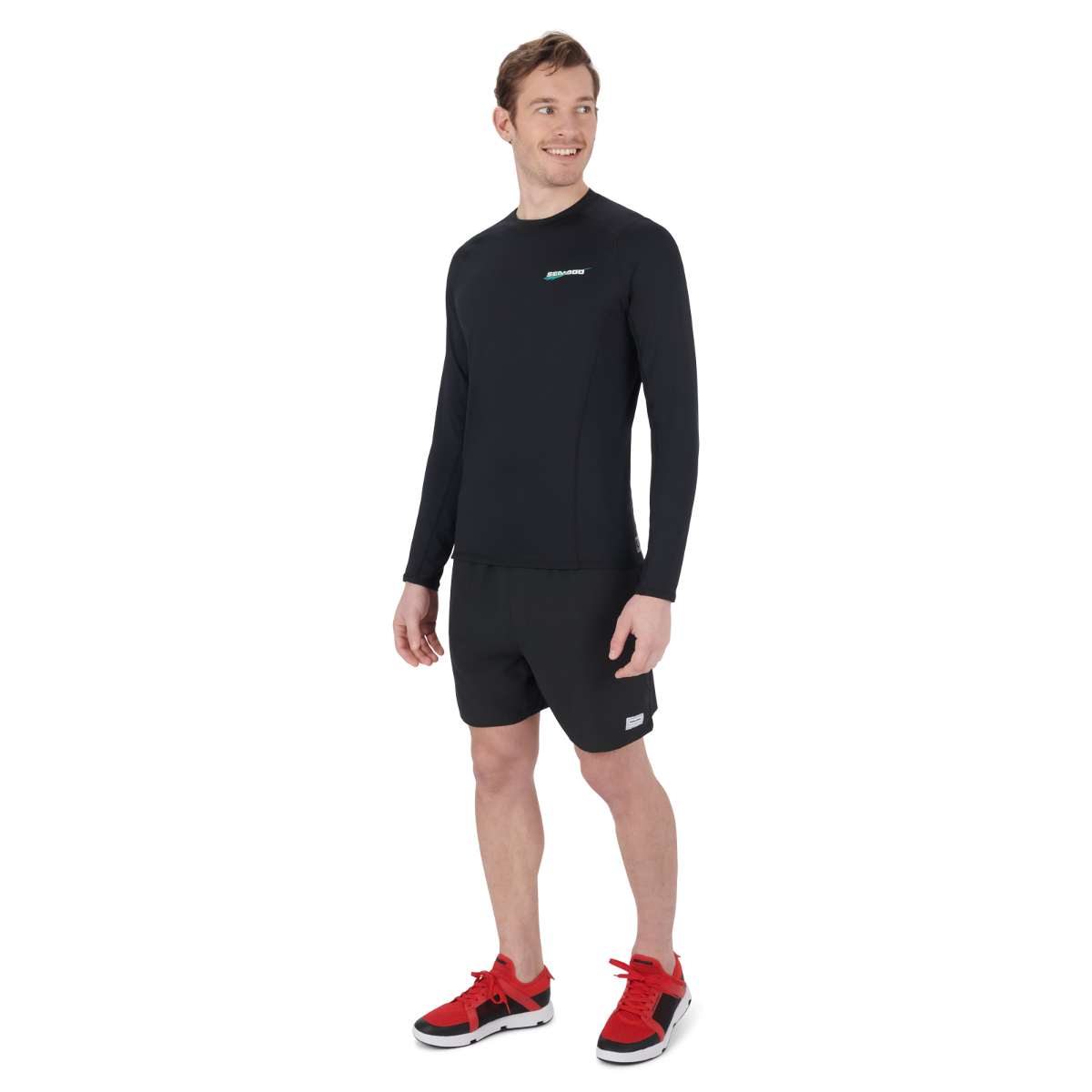 Men's Printed Long Sleeve Rashguard Performance