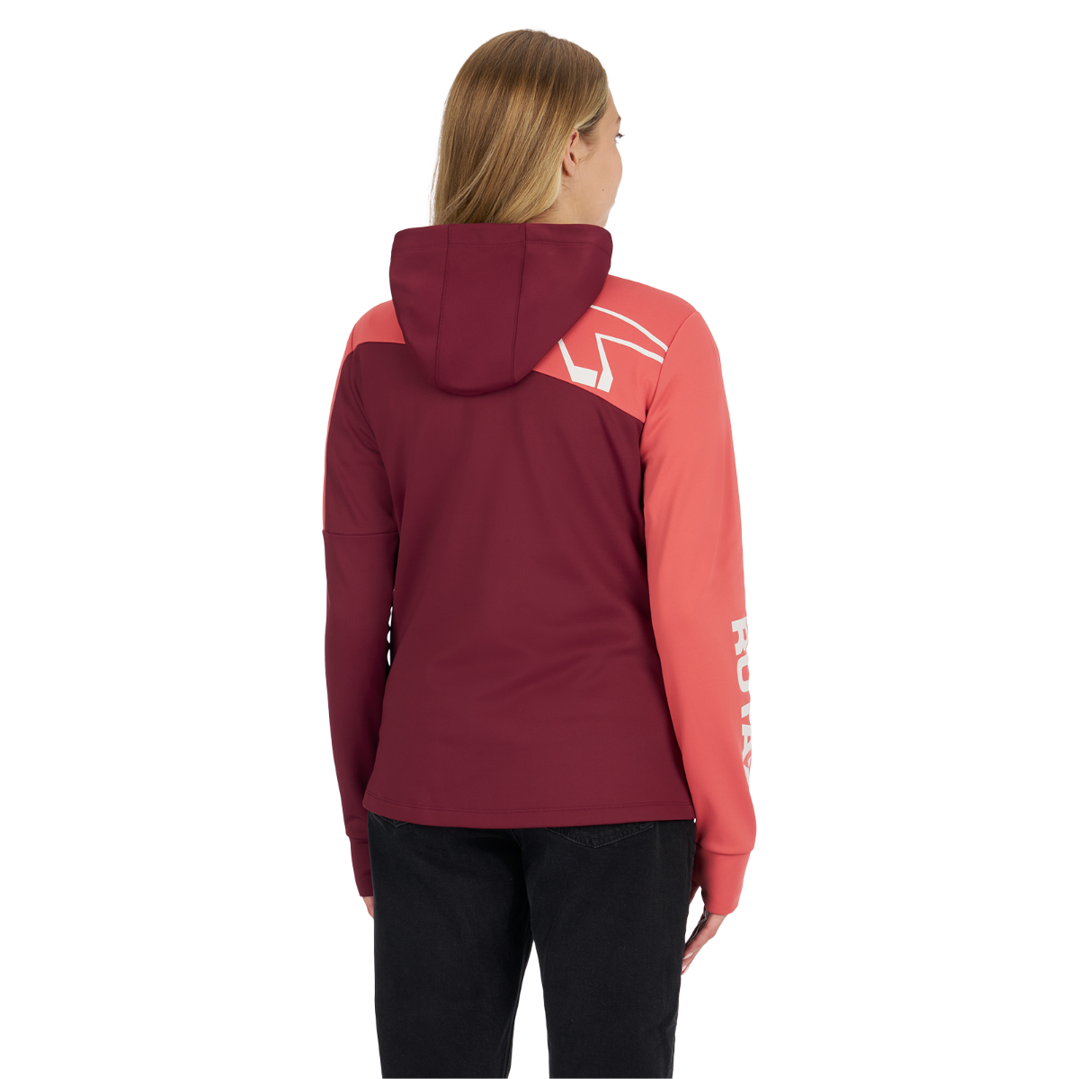 Ski-Doo Women's X-Team Edition Sno-X Zip-Up in Wine, back
