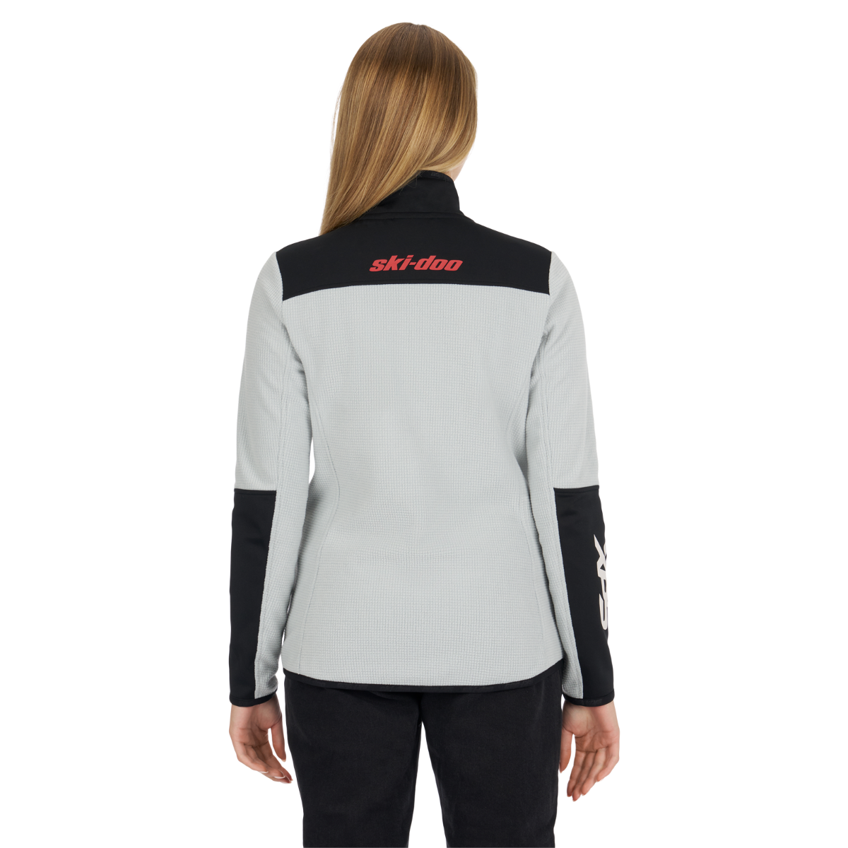 Ski-Doo Women's X-Team Edition Micro-Fleece in Grey 288193, alternate view 2