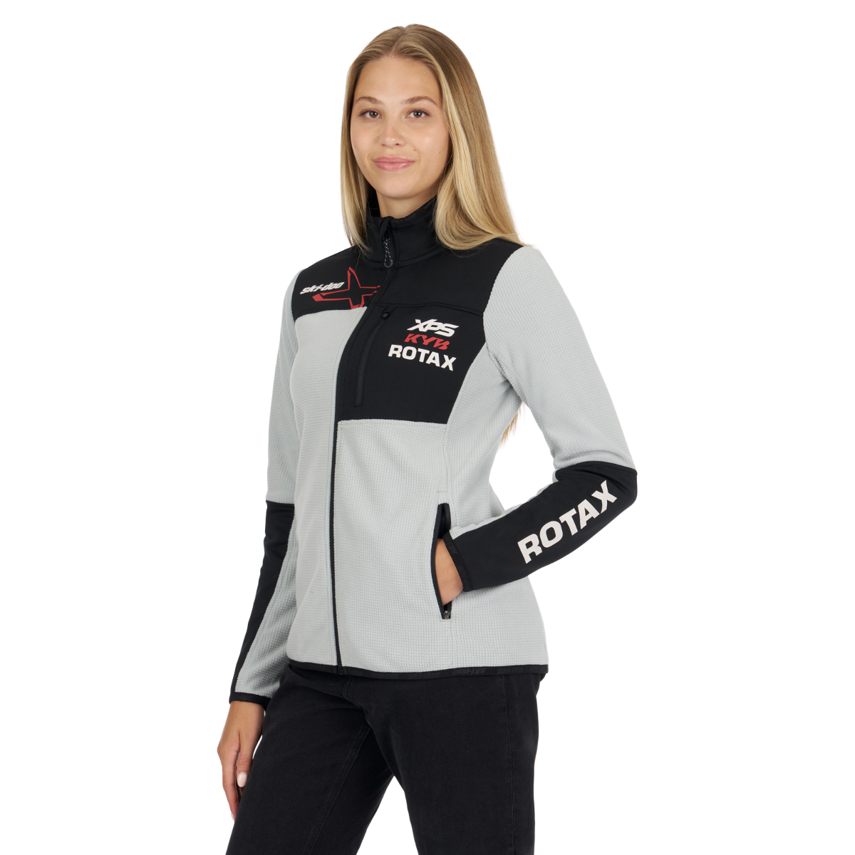 Ski-Doo Women's X-Team Edition Micro-Fleece in Grey, 288193