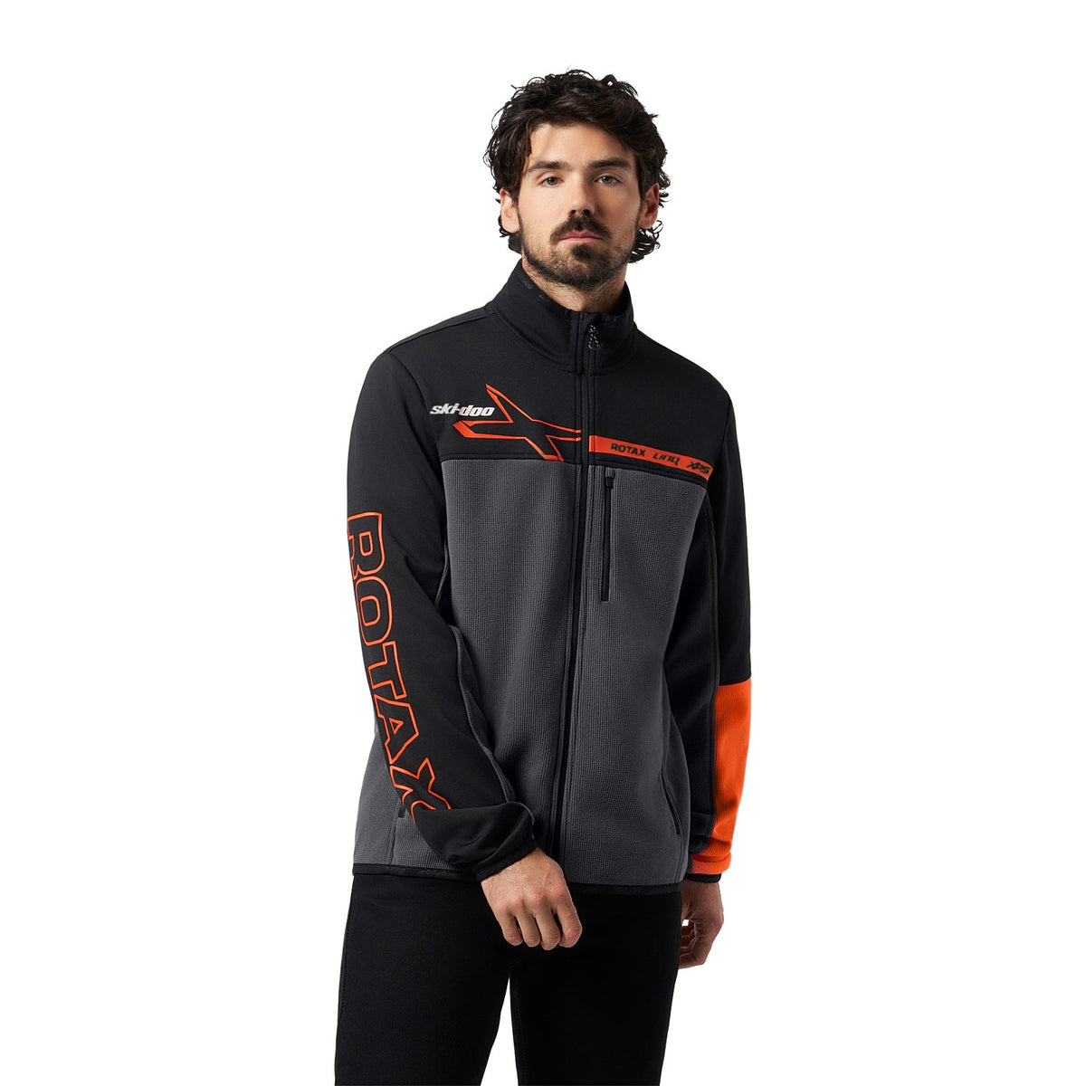 Ski-Doo Men's X-Team Edition Micro-Fleece in Orange, 288194