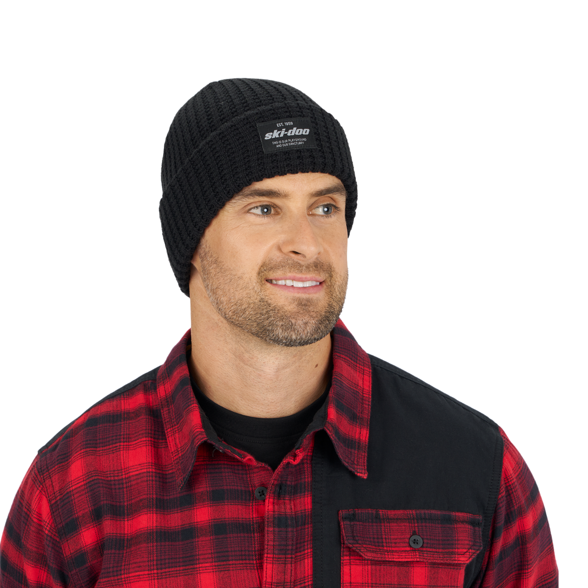 Ski-Doo Unisex Chunky Beanie in Black, 288208
