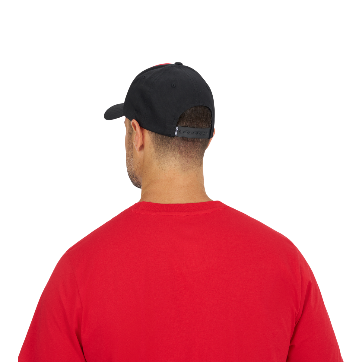 Ski-Doo Unisex Vertical Curved Cap in Red, back