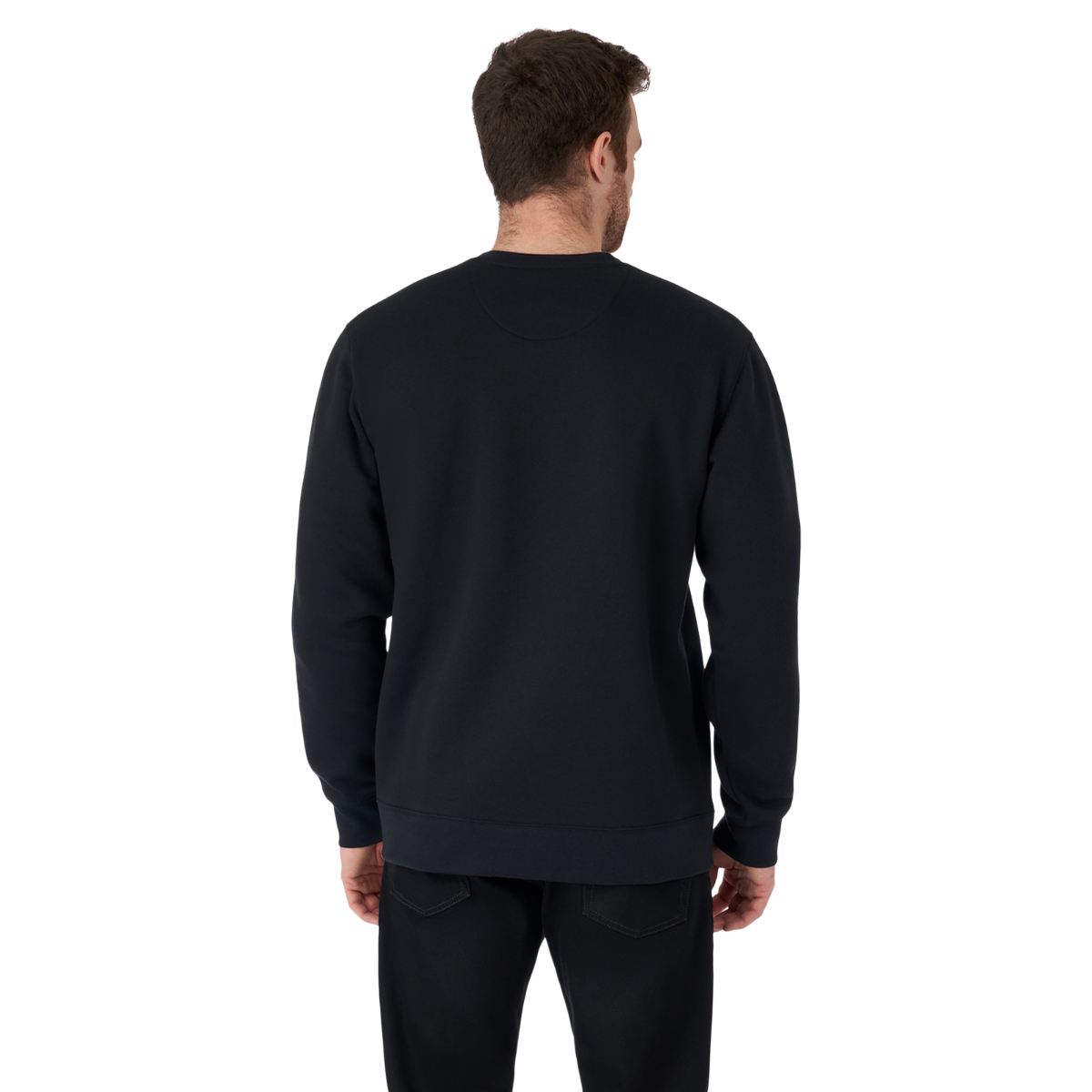 Can-Am Men's Emblem Crewneck Black, back