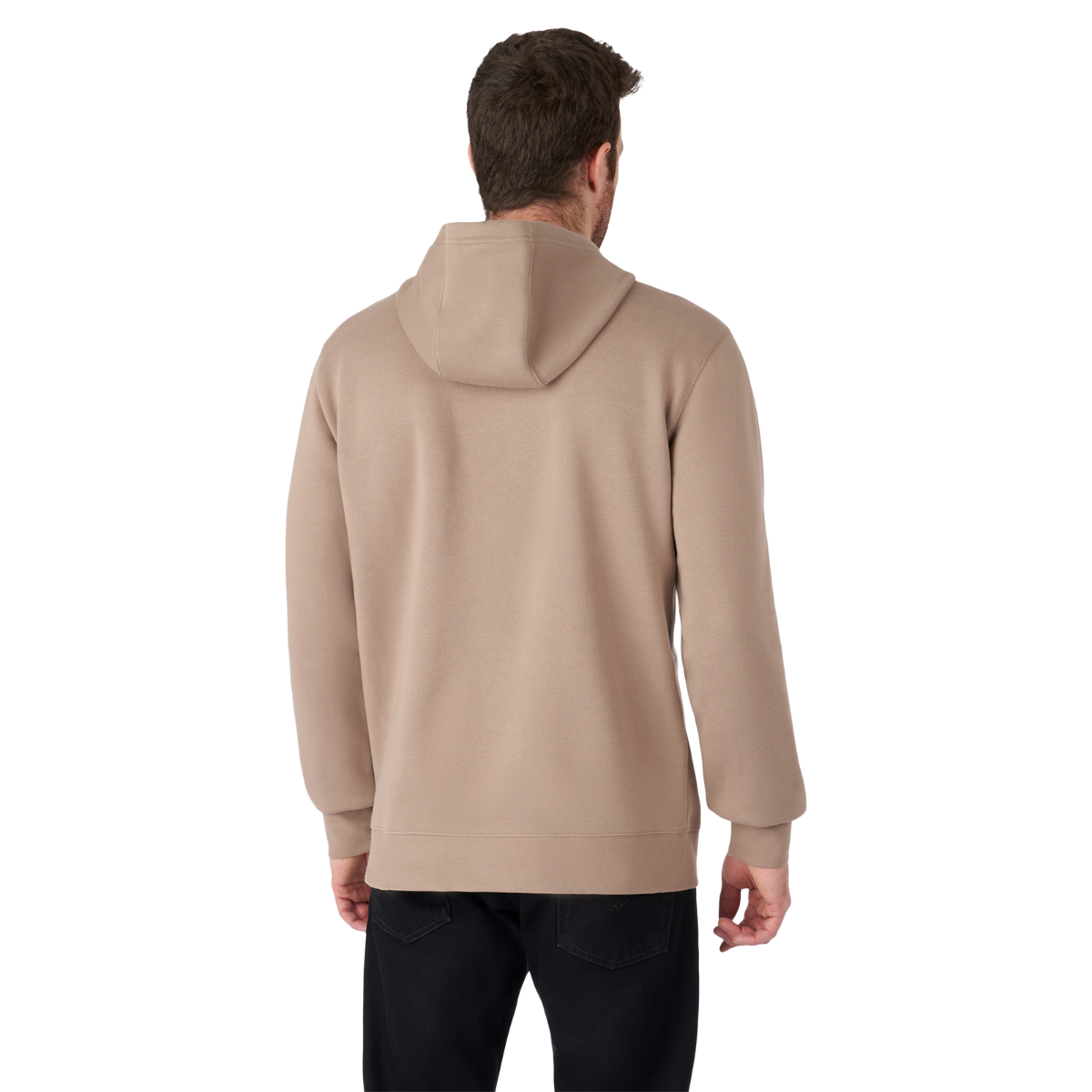 Can-Am Men's Emblem Pullover Hoodie Sand, back