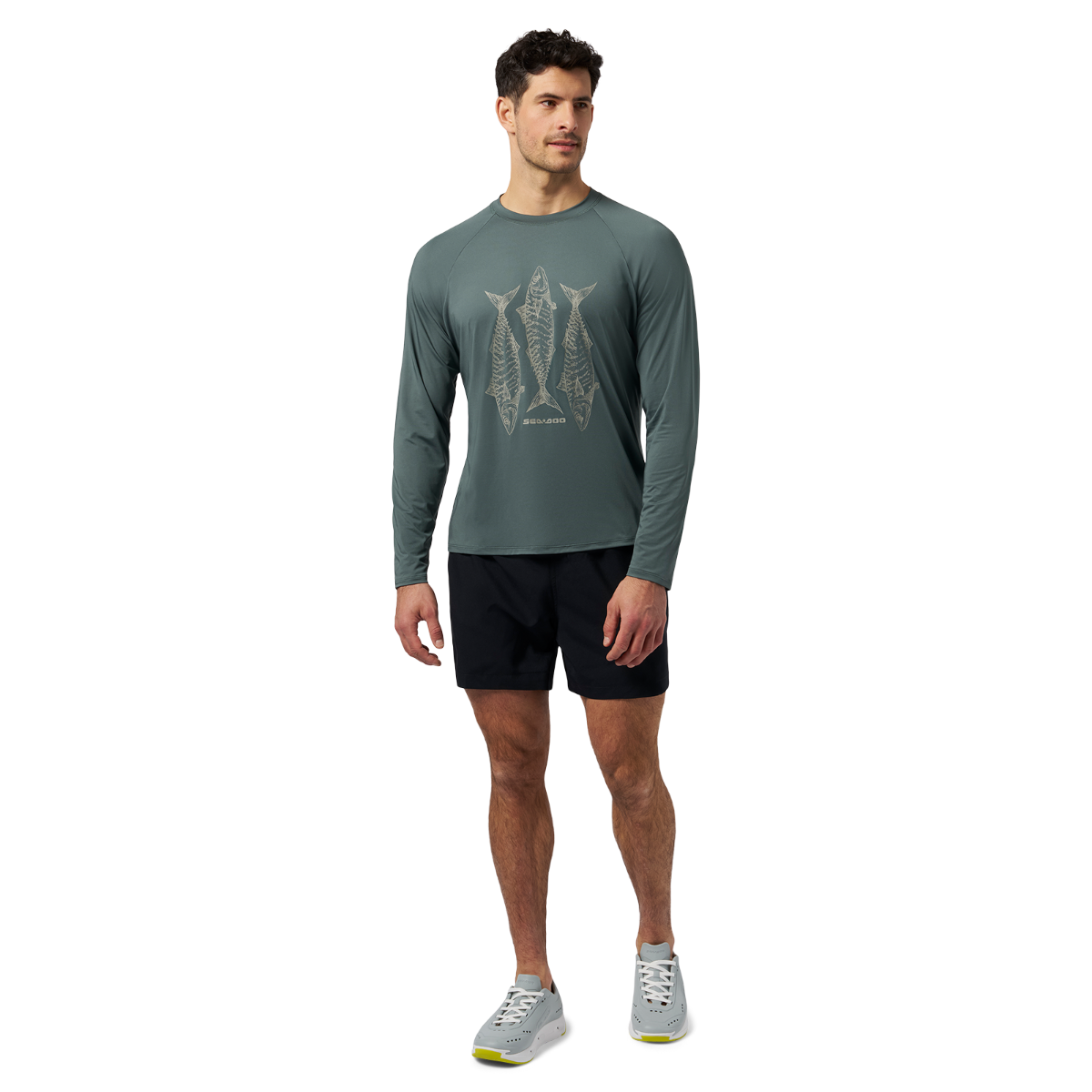 Sea-Doo Men's Fishing UV Long Sleeve Shirt