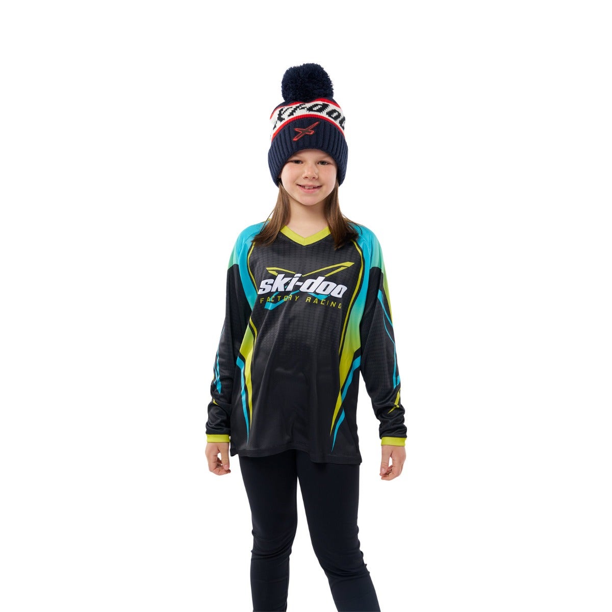 Ski-Doo Youth Race X-Team Edition Jersey - Black 10-12