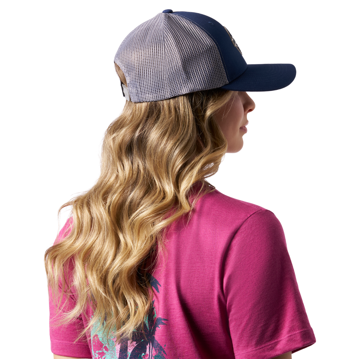 Sea-Doo Unisex Fishing Curved Mesh Cap - Navy