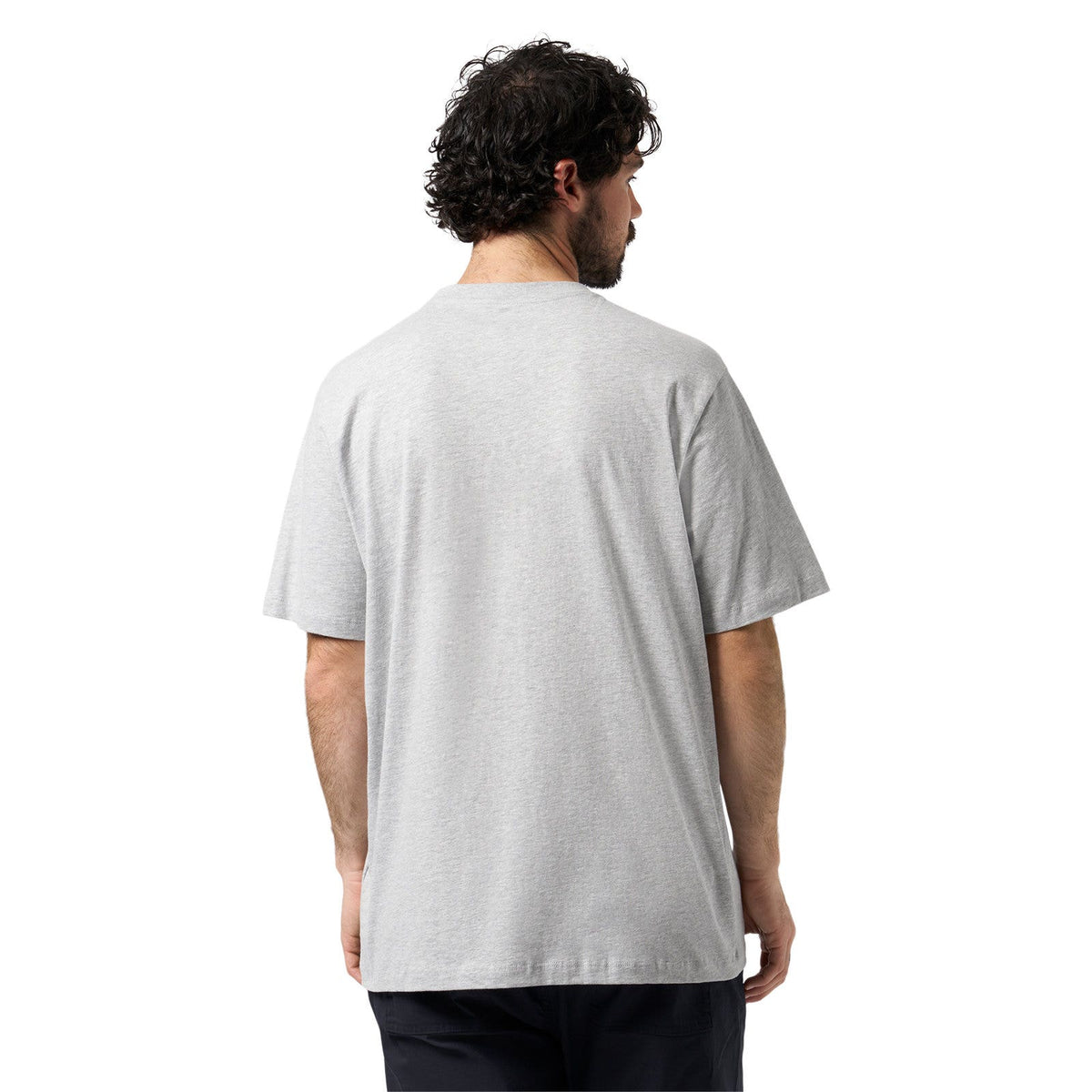 Ski-Doo Men's Signature T-Shirt in Heather Grey, back