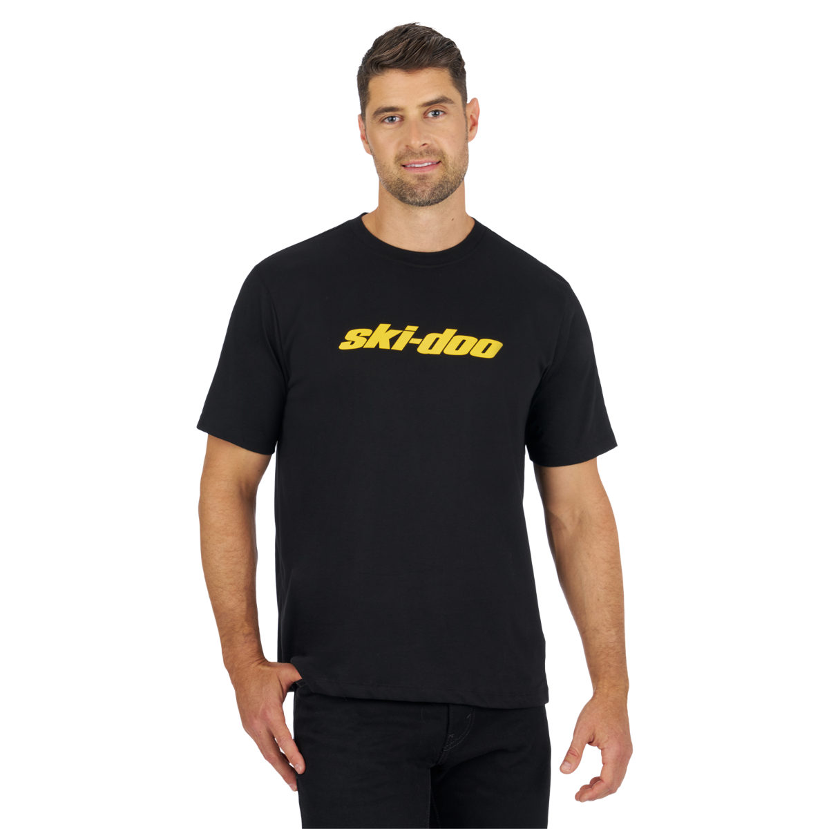 Ski-Doo Men's Signature T-Shirt in Black, 288300