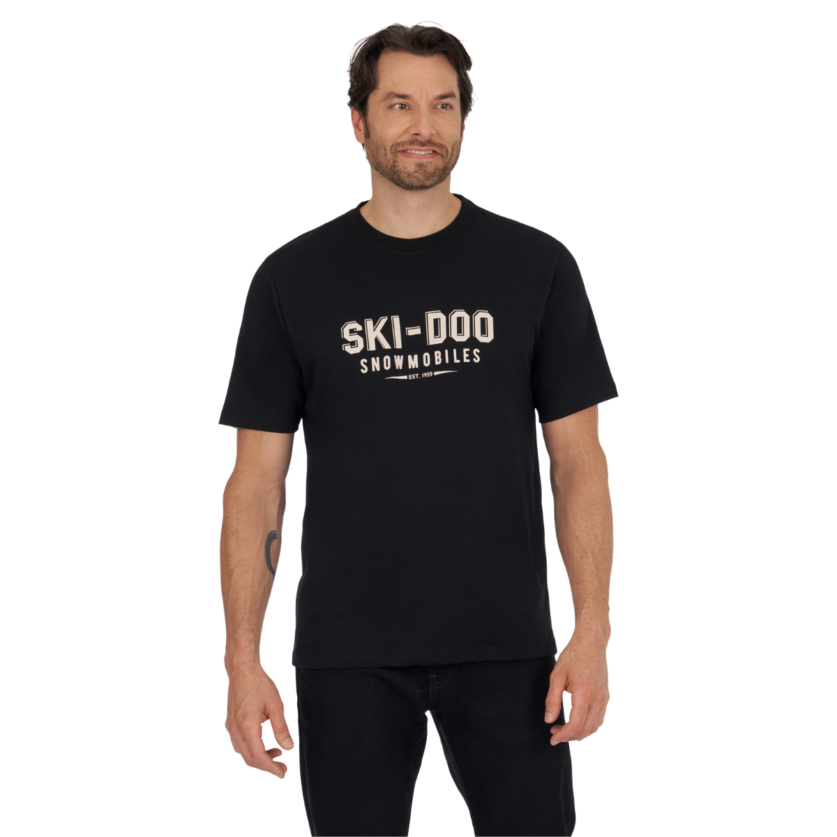 Ski-Doo Men's Vintage T-Shirt in Black, 288302