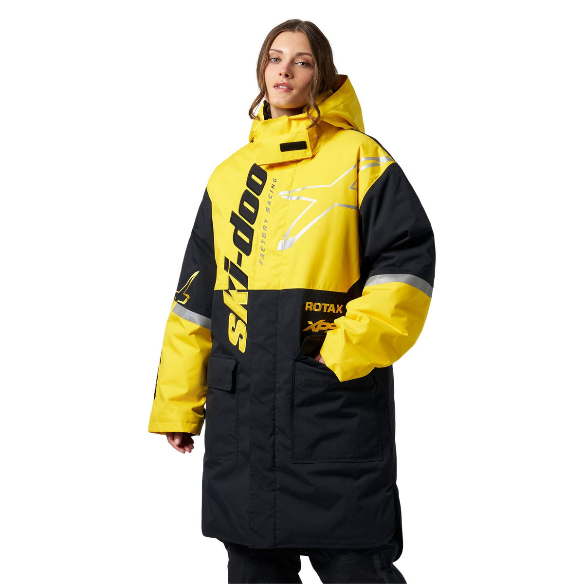 Ski-Doo Warm-Up 2.0 Insulated Coat - Black S/M