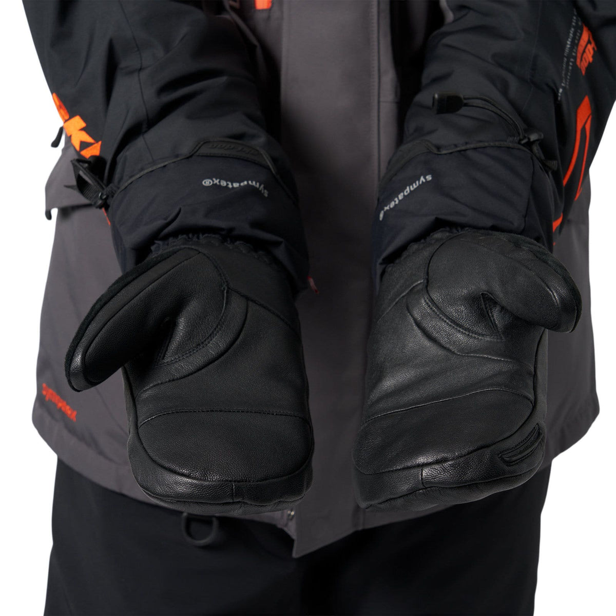 Ski-Doo Absolute 0 2.0 Insulated STX Mitts in Black 288321, alternate view 4