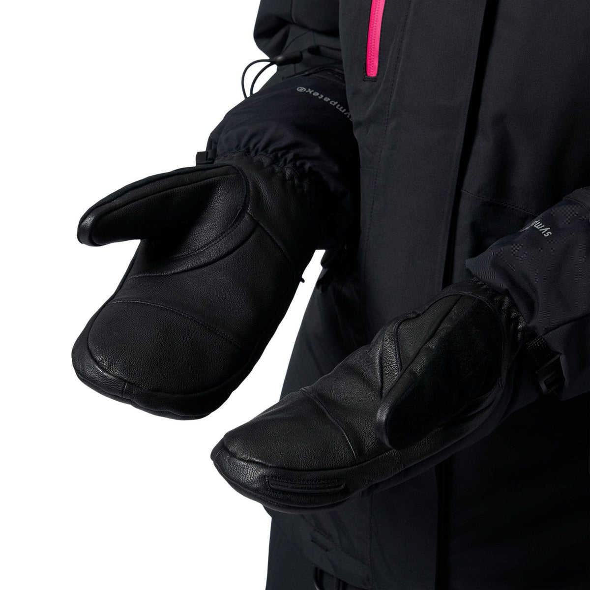 Ski-Doo Absolute 0 2.0 Insulated STX Mitts in Black 288321, alternate view 5